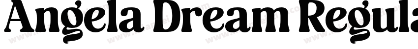 Angela Dream Regular字体转换
